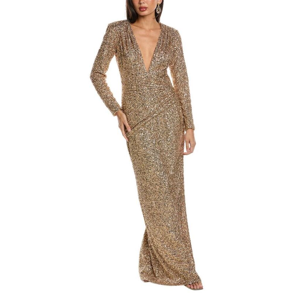 SHO by Tadashi Shoji Embroidered Gown